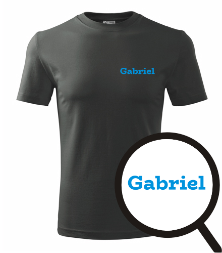 Grafitové tričko Gabriel