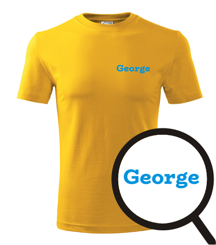 Žluté tričko George