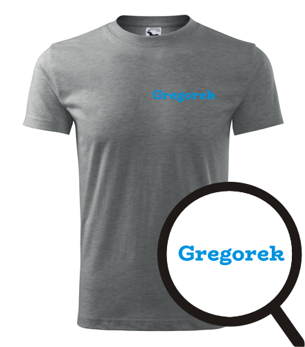 Šedé tričko Gregorek