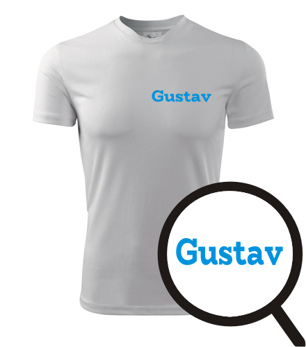 Bílé tričko Gustav