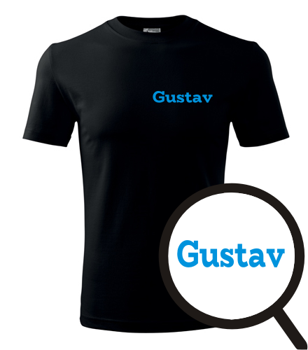 Černé tričko Gustav