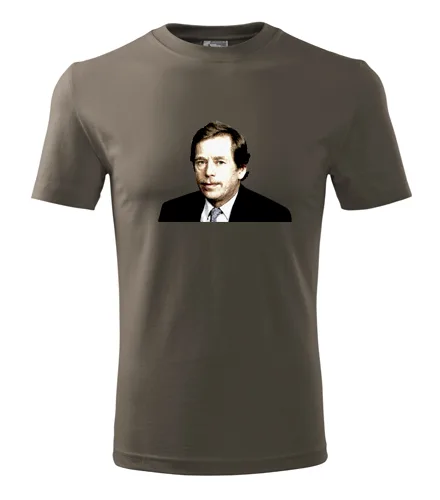 Army tričko Václav Havel kresba