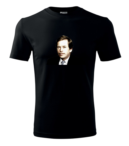 Černé tričko Václav Havel kresba