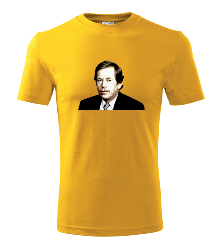 Žluté tričko Václav Havel kresba