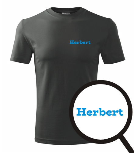 Grafitové tričko Herbert