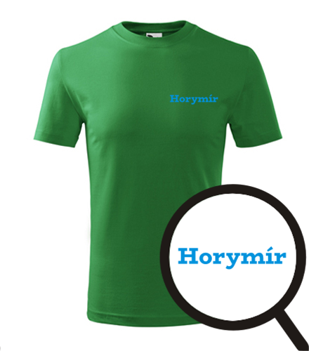 Zelené dětské tričko Horymír