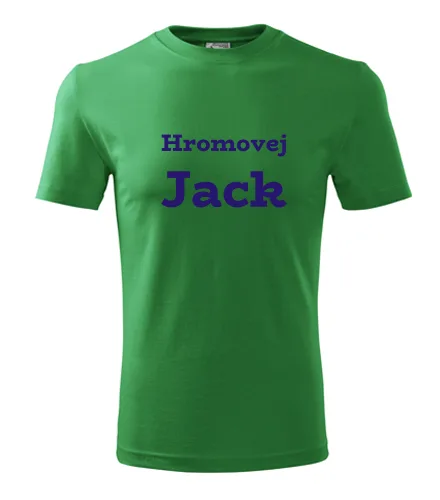 Zelené tričko Hromovej Jack