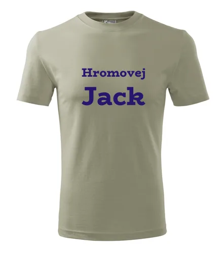 Khaki tričko Hromovej Jack