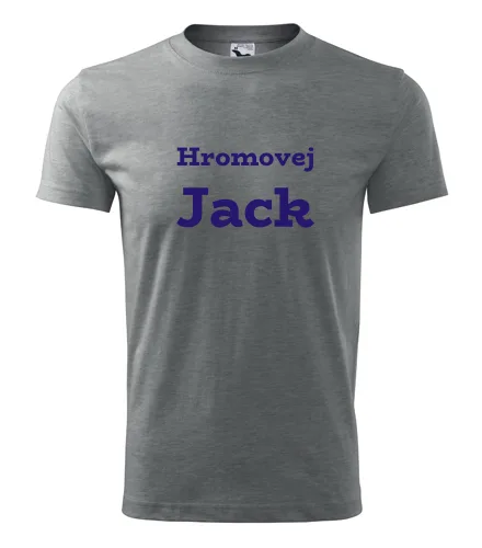 Šedé tričko Hromovej Jack