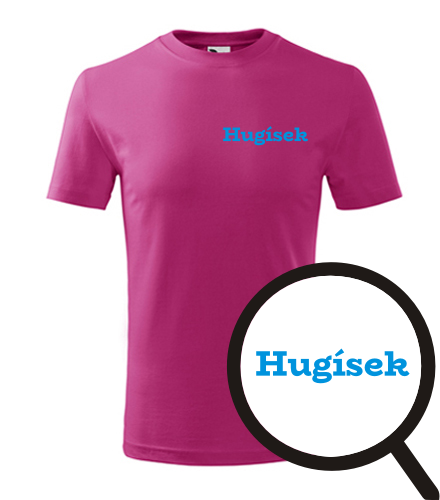 Purpurové dětské tričko Hugísek