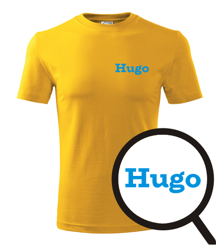 Žluté tričko Hugo