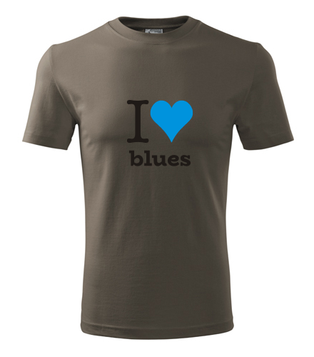 Army tričko I love blues