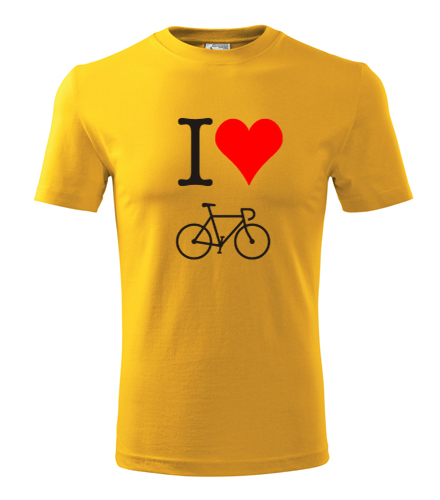 Žluté tričko I love kolo