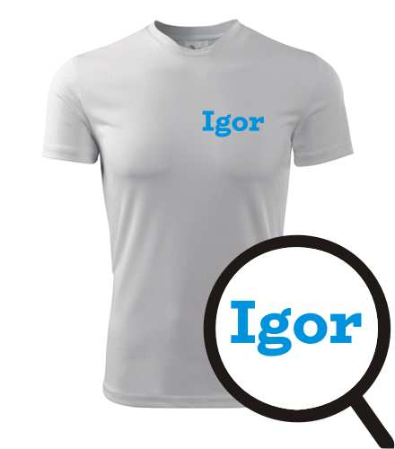 Bílé tričko Igor