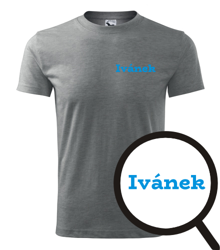 Šedé tričko Ivánek