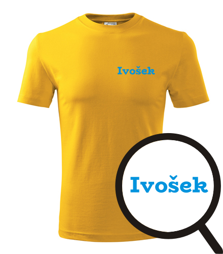 Žluté tričko Ivošek