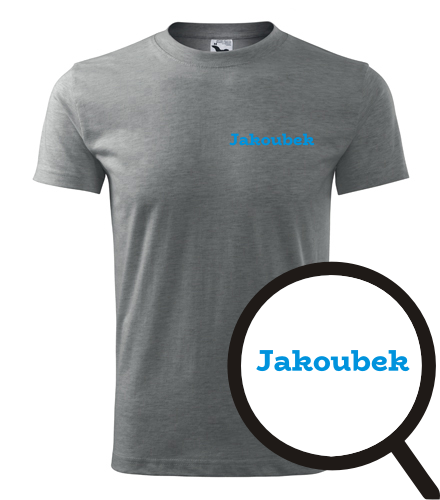 Šedé tričko Jakoubek