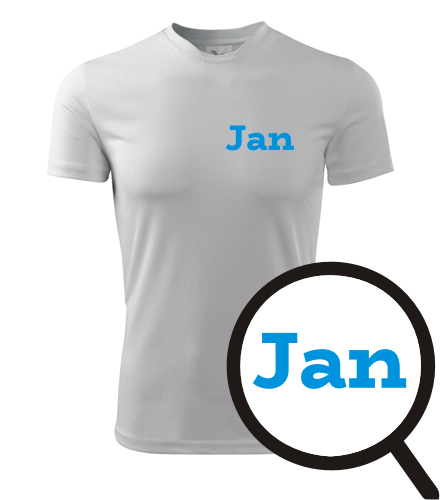 Bílé tričko Jan