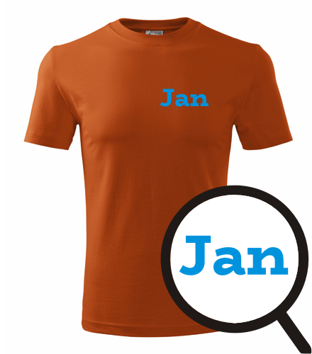 Oranžové tričko Jan