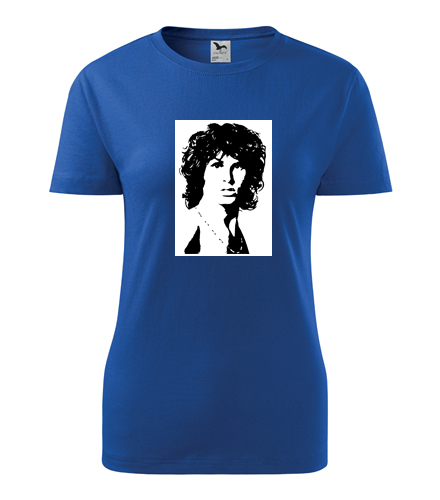 Modré dámské tričko Jim Morrison