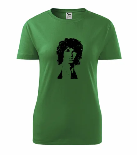 Zelené dámské tričko Jim Morrison
