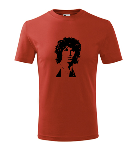 Červené dětské tričko Jim Morrison