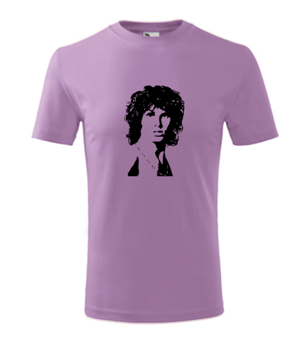 Fialové dětské tričko Jim Morrison