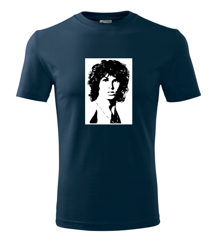 Tmavě modré tričko Jim Morrison