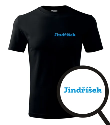 Černé tričko Jindříšek