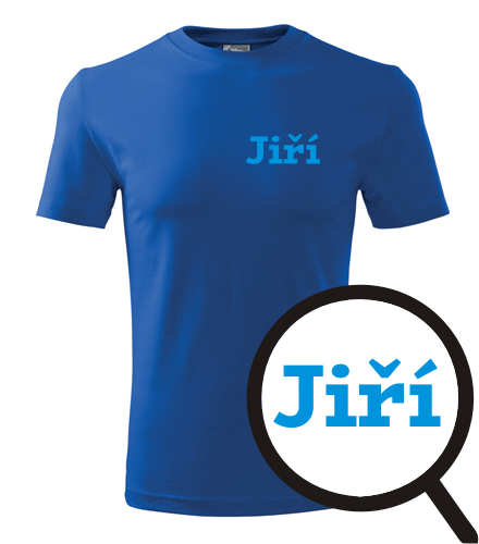 Modré tričko Jiří