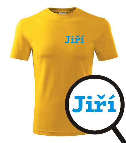 Žluté tričko Jiří