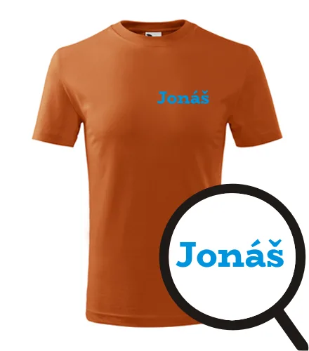 Oranžové dětské tričko Jonáš