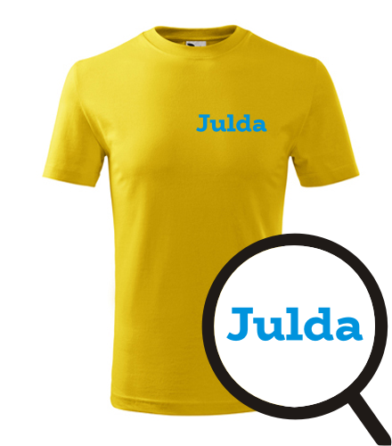 Žluté dětské tričko Julda