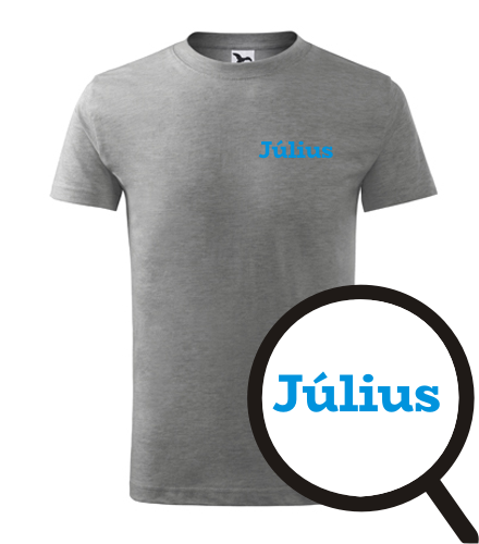 Šedé dětské tričko Július