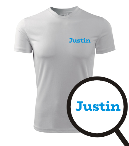 Bílé tričko Justin
