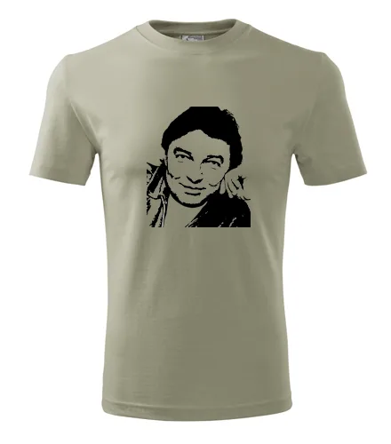 Khaki tričko Karel Gott