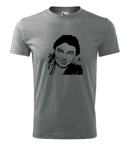 Šedé tričko Karel Gott