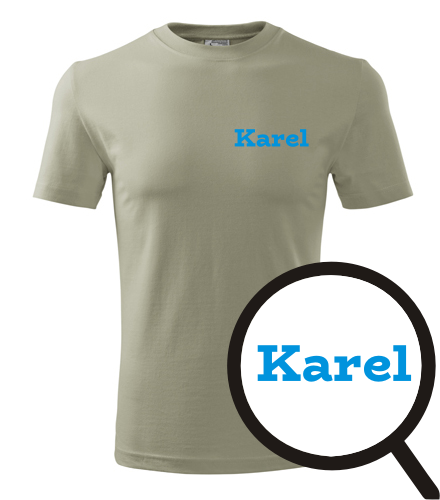 Khaki tričko Karel