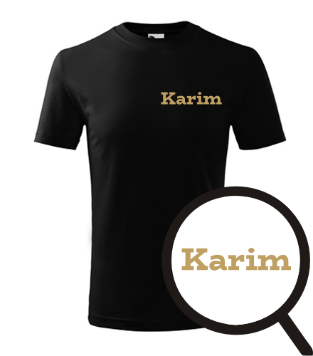 Dětské tričko Karim - Trička se jménem na hrudi dětská - chlapecká