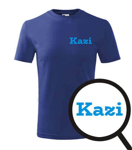 Modré dětské tričko Kazi