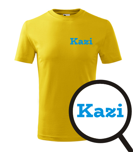 Žluté dětské tričko Kazi