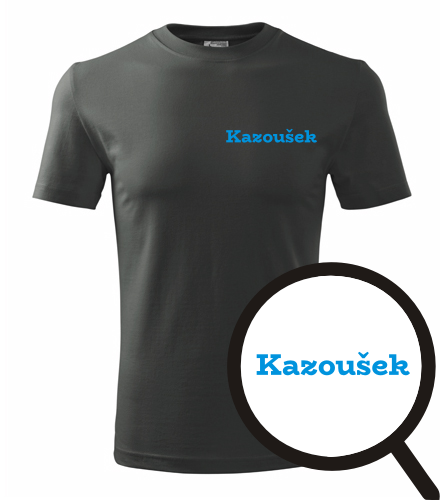 Grafitové tričko Kazoušek