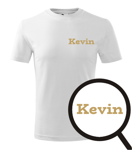 Bílé dětské tričko Kevin