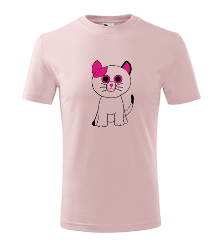 trička s potiskem Dětské tričko kočka plyšová - novinka