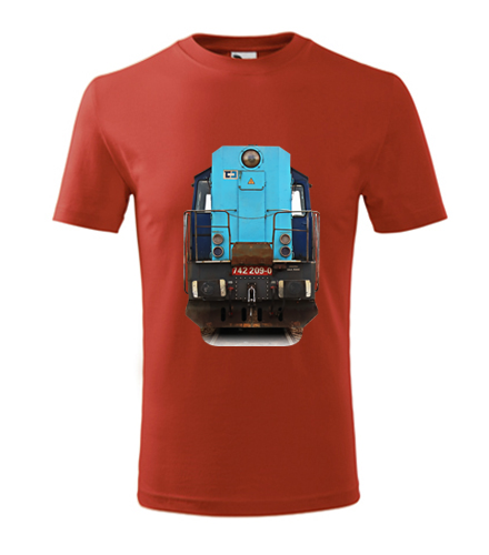 Dětské tričko s lokomotivou Kocour 742.209