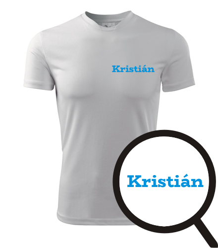 Bílé tričko Kristián