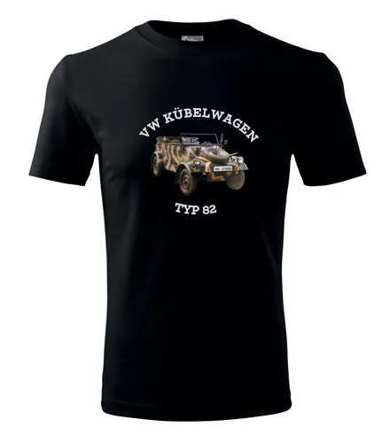 Černé tričko VW Kubelwagen 82