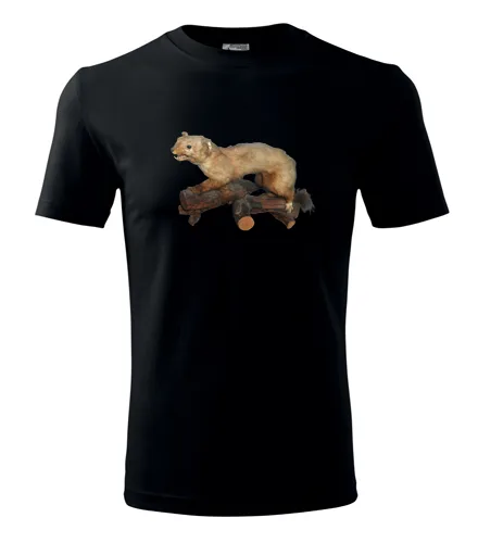 Černé tričko s Kunou