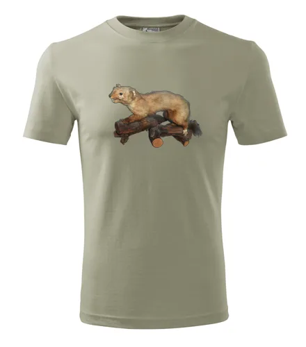 Khaki tričko s Kunou