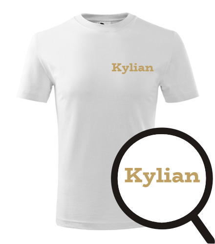 Bílé dětské tričko Kylian